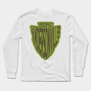 Andersonville National Historic Site name arrowhead Long Sleeve T-Shirt